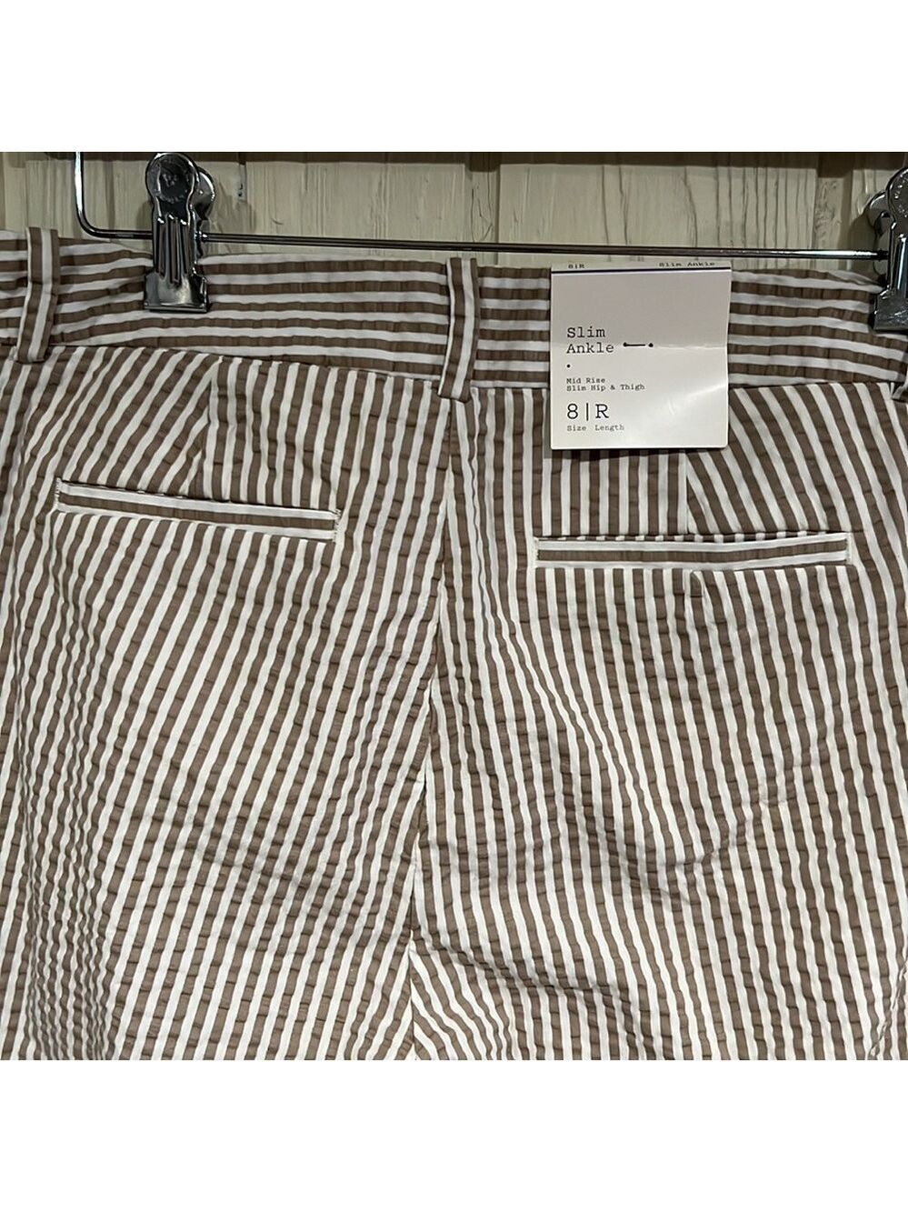 A New Day Slim Ankle Pants Size 8 Cotton - Picture 4 of 12